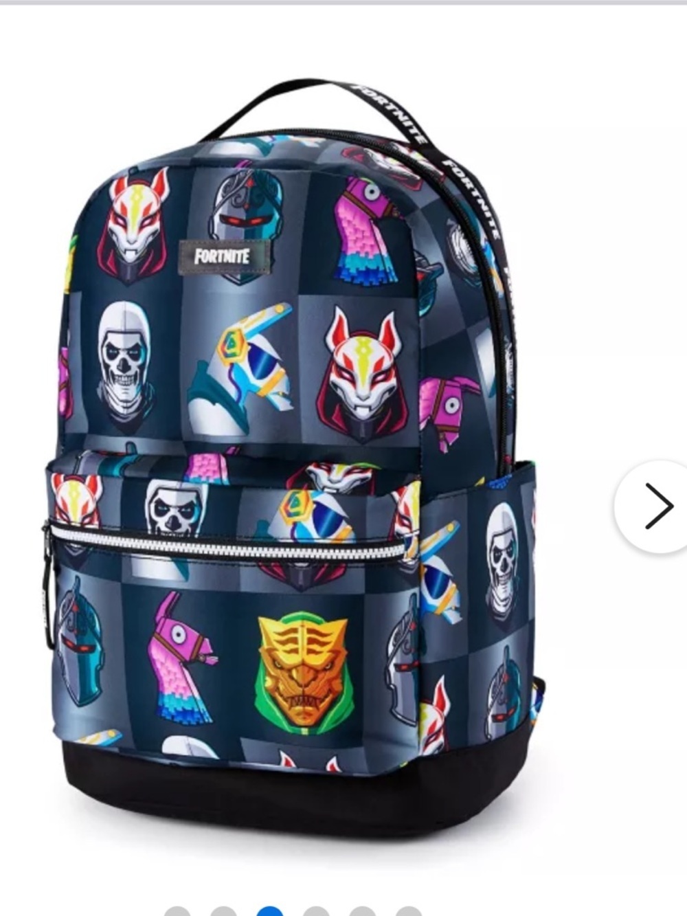 Fortnite Multiplier Backpack Gray Gamer School Backpack Book Bag Great Condition